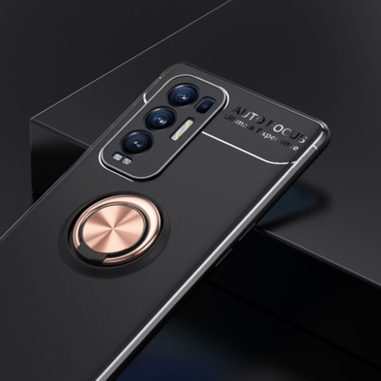 For OPPO Reno5 Pro+ Metal Ring Holder 360 Degree Rotating TPU Case