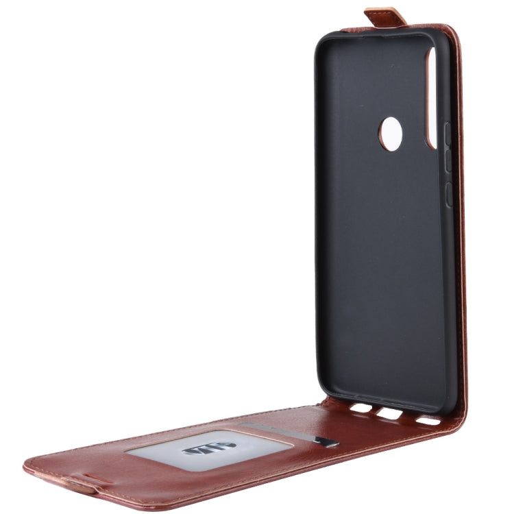 Crazy Horse Vertical Flip Leather Protective Case for Huawei Y9 Prime 2019