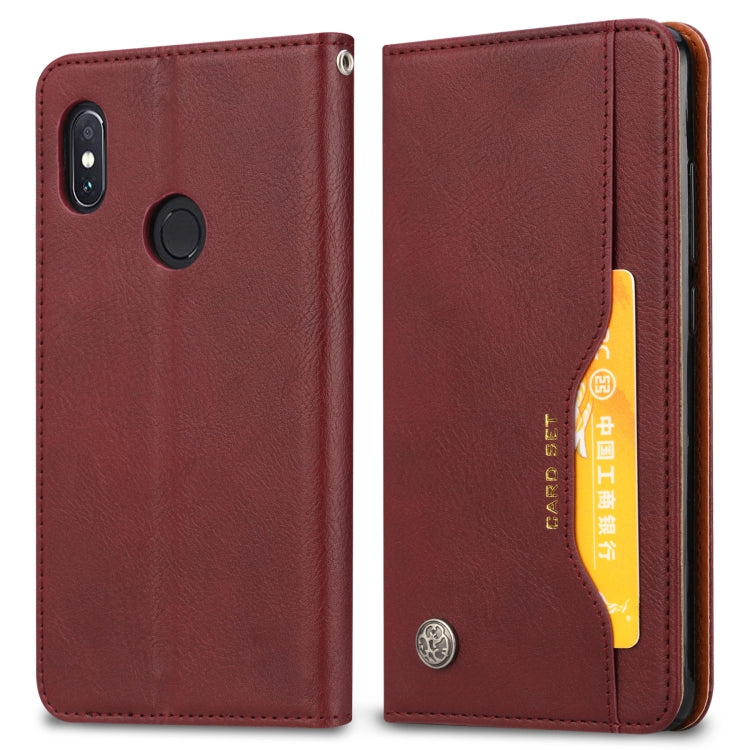 Knead Skin Texture Horizontal Flip Leather Case for Xiaomi Mi 6X / A2, with Photo Frame & Holder & Card Slots & Wallet