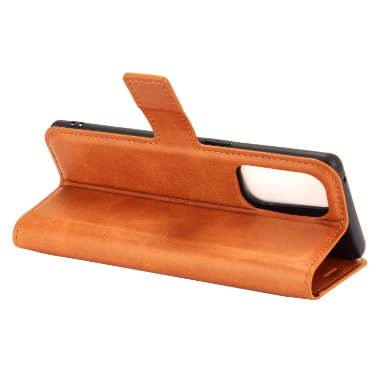 For OPPO Reno5 Pro 5G Retro Calf Pattern Buckle Horizontal Flip Leather Case with Holder & Card Slots & Wallet