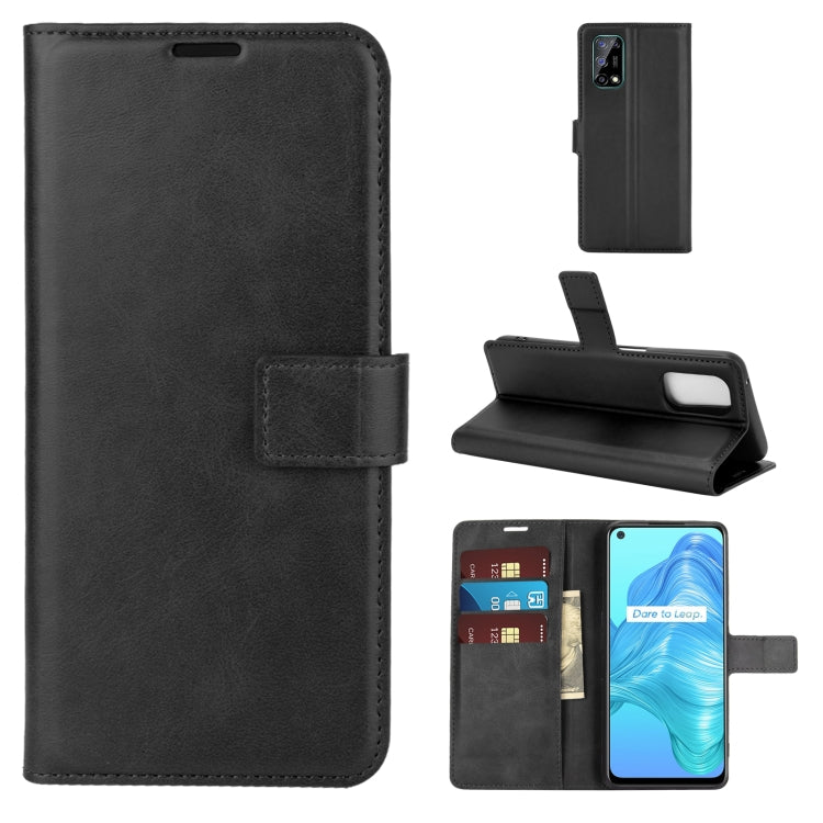 For OPPO Realme V5 / K7X Retro Calf Pattern Buckle Horizontal Flip Leather Case with Holder & Card Slots & Wallet
