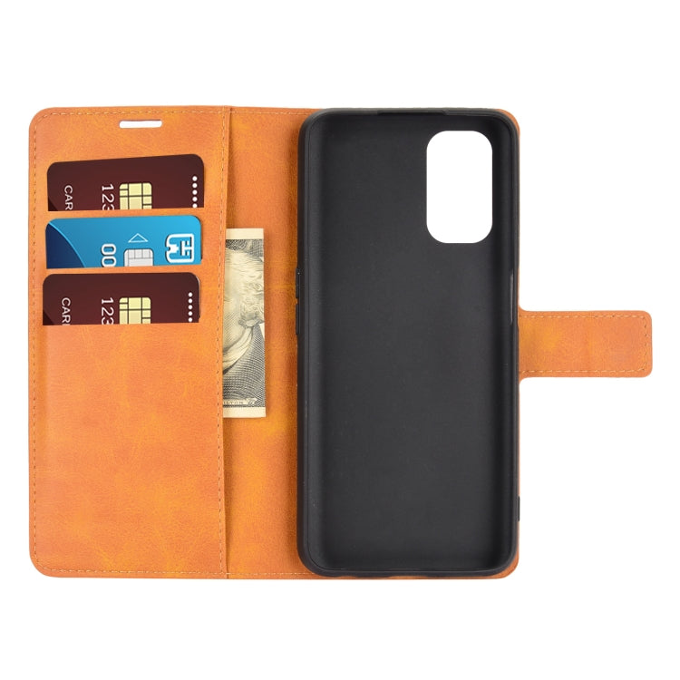 For OPPO Realme V5 / K7X Retro Calf Pattern Buckle Horizontal Flip Leather Case with Holder & Card Slots & Wallet