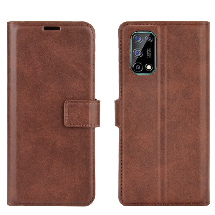 For OPPO Realme V5 / K7X Retro Calf Pattern Buckle Horizontal Flip Leather Case with Holder & Card Slots & Wallet