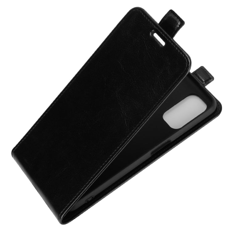 For OPPO Realme V5/K7X/Realme Q2/Realme 7 5G R64 Texture Single Vertical Flip Leather Protective Case with Card Slots & Photo Frame