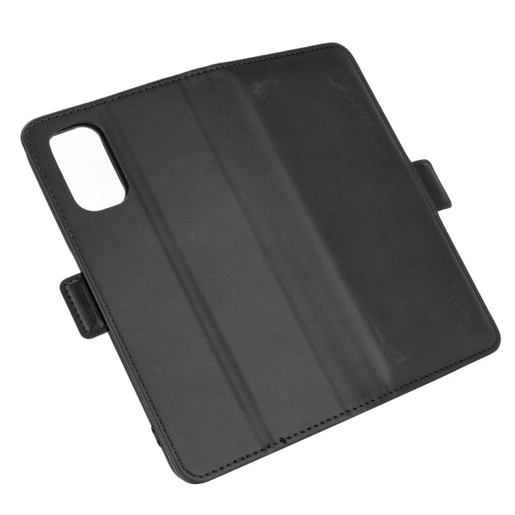 For OPPO Realme V5 / K7X / Realme Q2 / Realme 7 5G Dual-side Magnetic Buckle Horizontal Flip Leather Case with Holder & Card Slots & Wallet