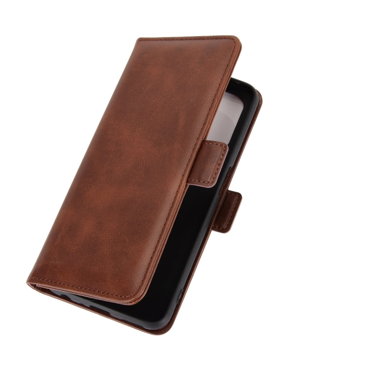 For OPPO Realme V5 / K7X / Realme Q2 / Realme 7 5G Dual-side Magnetic Buckle Horizontal Flip Leather Case with Holder & Card Slots & Wallet