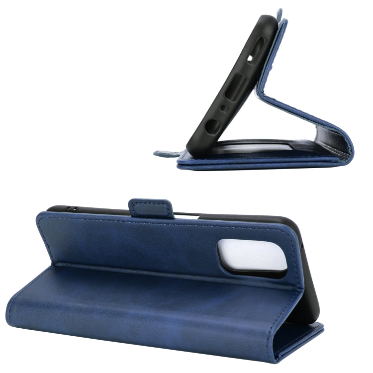 For OPPO Realme V5 / K7X / Realme Q2 / Realme 7 5G Dual-side Magnetic Buckle Horizontal Flip Leather Case with Holder & Card Slots & Wallet