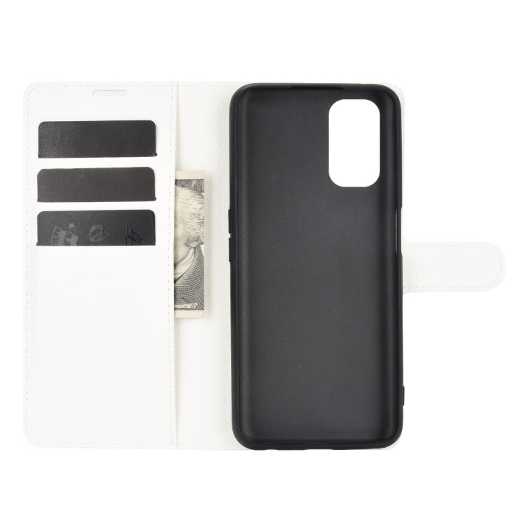 For OPPO Realme V5 / K7X / Realme Q2 / Realme 7 5G Litchi Texture Horizontal Flip Protective Case with Holder & Card Slots & Wallet