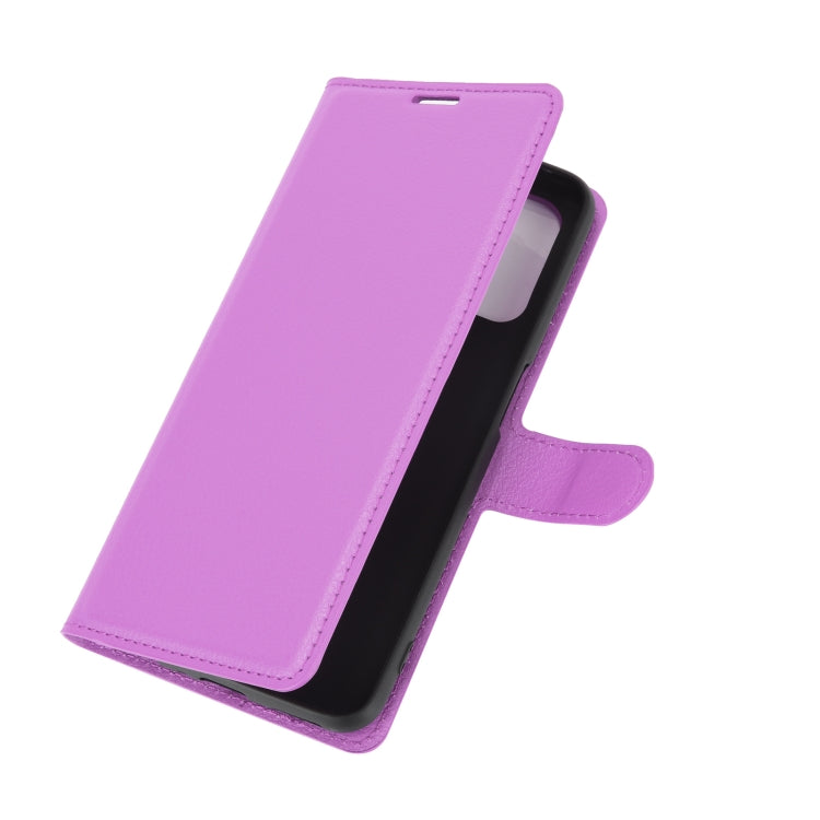 For OPPO Realme V5 / K7X / Realme Q2 / Realme 7 5G Litchi Texture Horizontal Flip Protective Case with Holder & Card Slots & Wallet