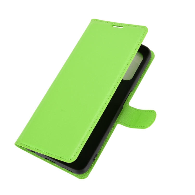 For OPPO Realme V5 / K7X / Realme Q2 / Realme 7 5G Litchi Texture Horizontal Flip Protective Case with Holder & Card Slots & Wallet