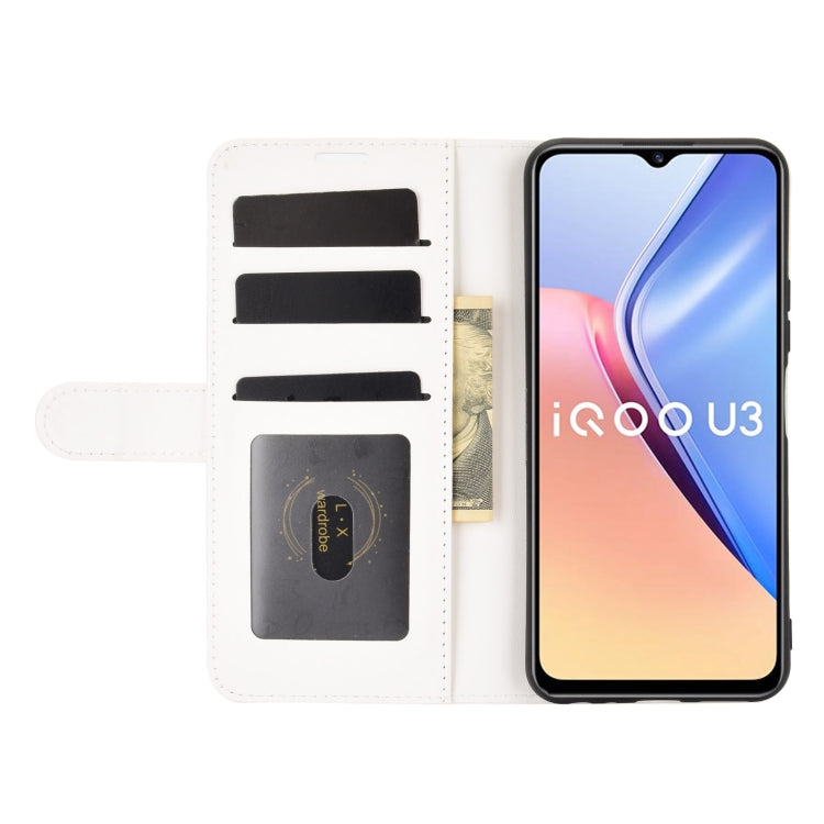 For vivo iQOO U3/vivo Y52S R64 Texture Single Horizontal Flip Protective Case with Holder & Card Slots & Wallet& Photo Frame