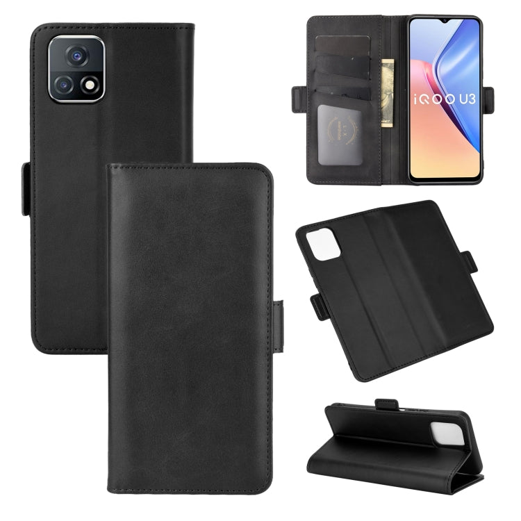 For vivo iQOO U3/vivo Y52S Dual-side Magnetic Buckle Horizontal Flip Leather Case with Holder & Card Slots & Wallet