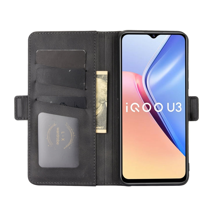 For vivo iQOO U3/vivo Y52S Dual-side Magnetic Buckle Horizontal Flip Leather Case with Holder & Card Slots & Wallet