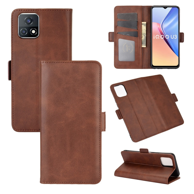 For vivo iQOO U3/vivo Y52S Dual-side Magnetic Buckle Horizontal Flip Leather Case with Holder & Card Slots & Wallet