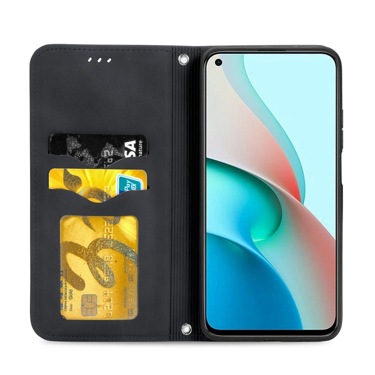 For Xiaomi Redmi Note 9 5G Retro Skin Feel Business Magnetic Horizontal Flip Leather Case With Holder & Card Slots & Wallet & Photo Frame