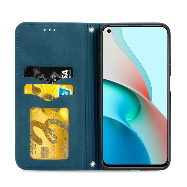 For Xiaomi Redmi Note 9 5G Retro Skin Feel Business Magnetic Horizontal Flip Leather Case With Holder & Card Slots & Wallet & Photo Frame