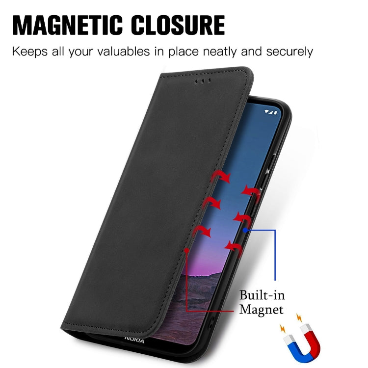 For Nokia 5.4 Retro Skin Feel Business Magnetic Horizontal Flip Leather Case With Holder & Card Slots & Wallet & Photo Frame