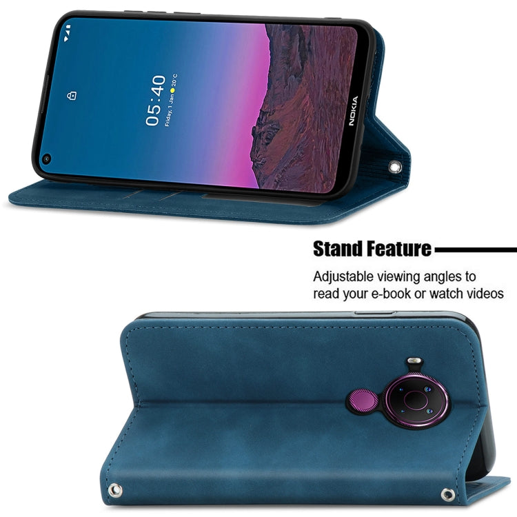 For Nokia 5.4 Retro Skin Feel Business Magnetic Horizontal Flip Leather Case With Holder & Card Slots & Wallet & Photo Frame