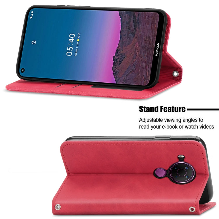 For Nokia 5.4 Retro Skin Feel Business Magnetic Horizontal Flip Leather Case With Holder & Card Slots & Wallet & Photo Frame