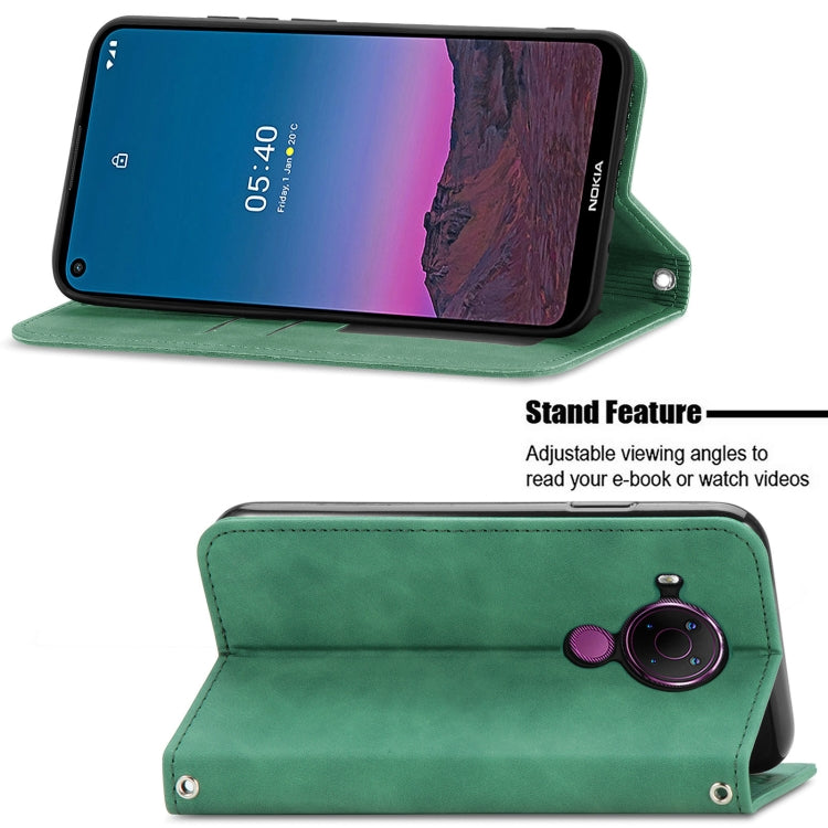 For Nokia 5.4 Retro Skin Feel Business Magnetic Horizontal Flip Leather Case With Holder & Card Slots & Wallet & Photo Frame