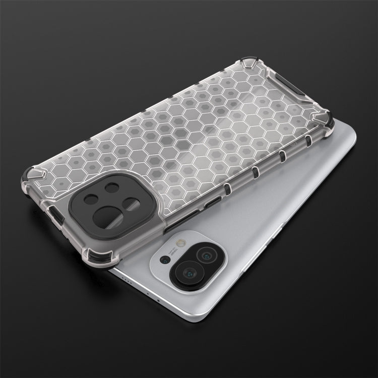 For Xiaomi Mi 11 Shockproof Honeycomb PC + TPU Case(Green)