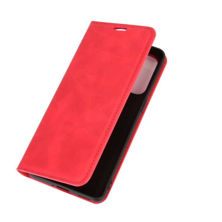 For OPPO Reno5 Pro 5G Retro-skin Business Magnetic Suction Leather Case with Holder & Card Slots & Wallet