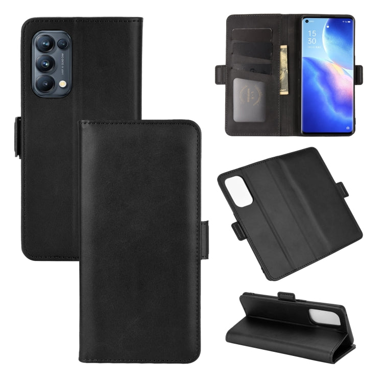 For OPPO Reno 5 Pro 5G Dual-side Magnetic Buckle Horizontal Flip Leather Case with Holder & Card Slots & Wallet