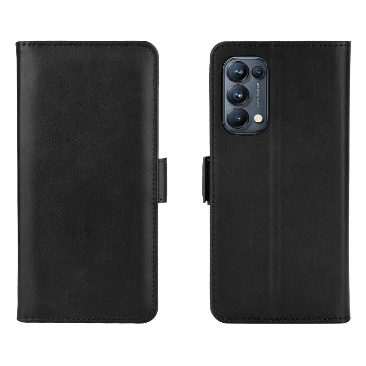 For OPPO Reno 5 Pro 5G Dual-side Magnetic Buckle Horizontal Flip Leather Case with Holder & Card Slots & Wallet