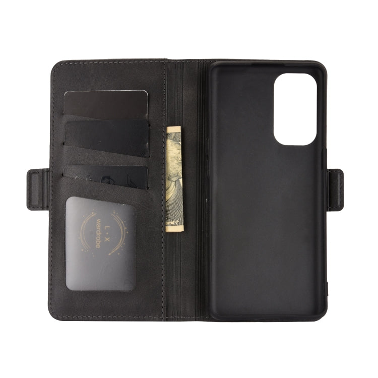 For OPPO Reno 5 Pro 5G Dual-side Magnetic Buckle Horizontal Flip Leather Case with Holder & Card Slots & Wallet
