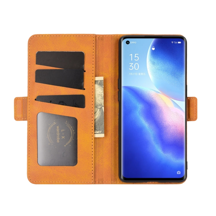 For OPPO Reno 5 Pro 5G Dual-side Magnetic Buckle Horizontal Flip Leather Case with Holder & Card Slots & Wallet
