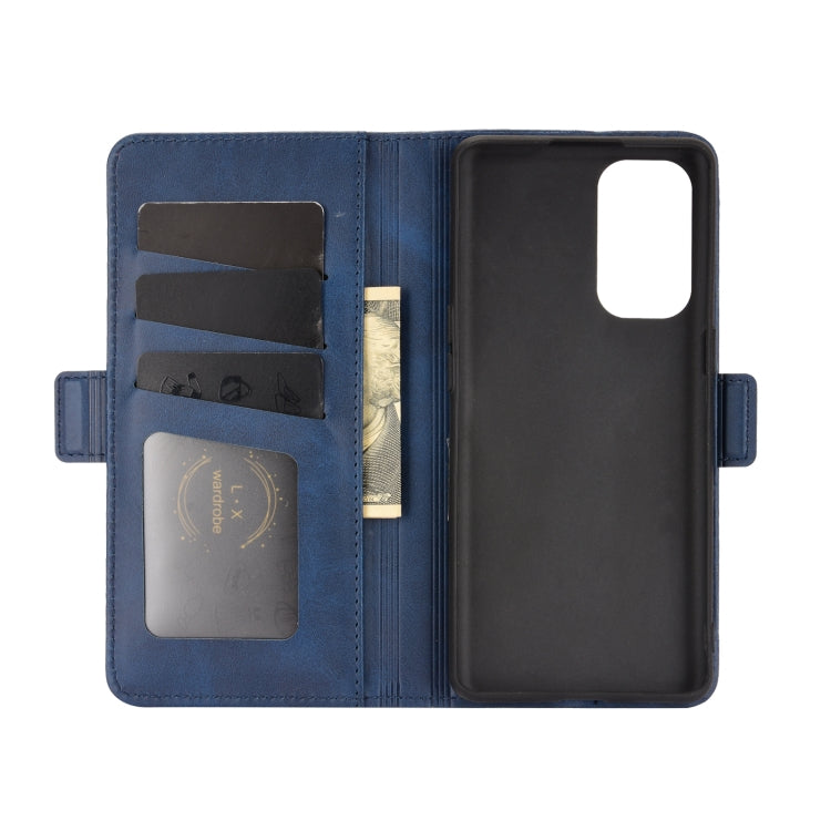 For OPPO Reno 5 Pro 5G Dual-side Magnetic Buckle Horizontal Flip Leather Case with Holder & Card Slots & Wallet