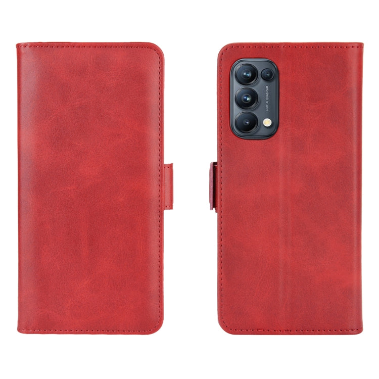 For OPPO Reno 5 Pro 5G Dual-side Magnetic Buckle Horizontal Flip Leather Case with Holder & Card Slots & Wallet