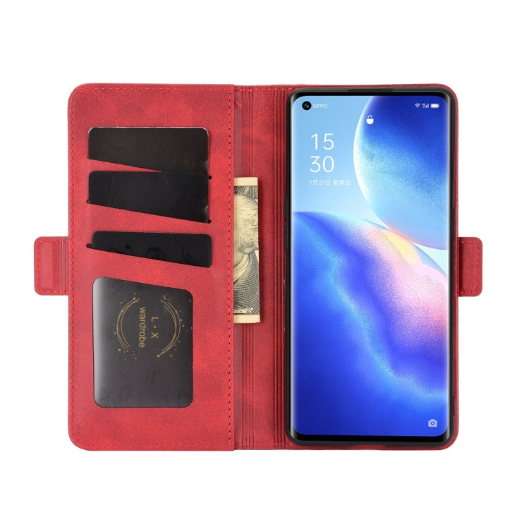 For OPPO Reno 5 Pro 5G Dual-side Magnetic Buckle Horizontal Flip Leather Case with Holder & Card Slots & Wallet
