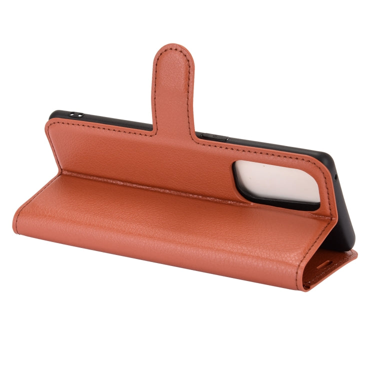 For OPPO Reno5 Pro 5G Litchi Texture Horizontal Flip Protective Case with Holder & Card Slots & Wallet