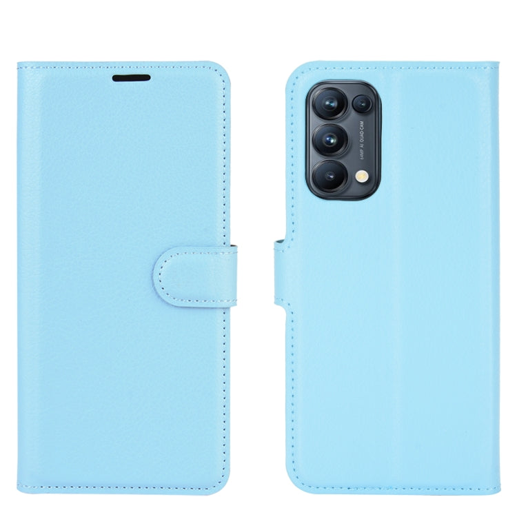 For OPPO Reno5 Pro 5G Litchi Texture Horizontal Flip Protective Case with Holder & Card Slots & Wallet