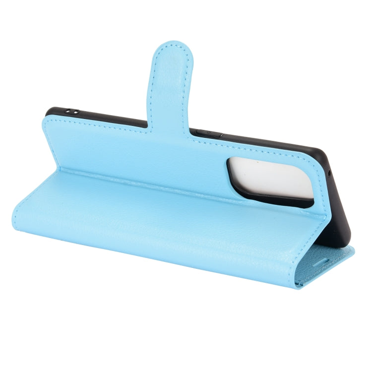 For OPPO Reno5 Pro 5G Litchi Texture Horizontal Flip Protective Case with Holder & Card Slots & Wallet