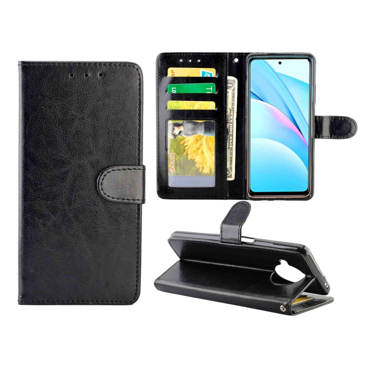 For Xiaomi Mi 10T Lite Crazy Horse Texture Leather Horizontal Flip Protective Case with Holder & Card Slots & Wallet & Photo Frame