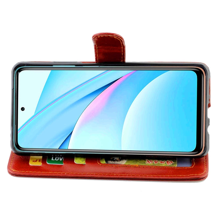 For Xiaomi Mi 10T Lite Crazy Horse Texture Leather Horizontal Flip Protective Case with Holder & Card Slots & Wallet & Photo Frame