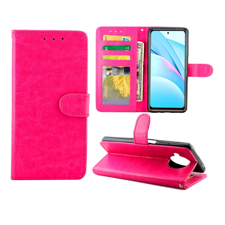 For Xiaomi Mi 10T Lite Crazy Horse Texture Leather Horizontal Flip Protective Case with Holder & Card Slots & Wallet & Photo Frame
