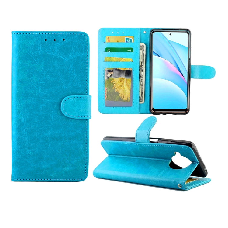 For Xiaomi Mi 10T Lite Crazy Horse Texture Leather Horizontal Flip Protective Case with Holder & Card Slots & Wallet & Photo Frame
