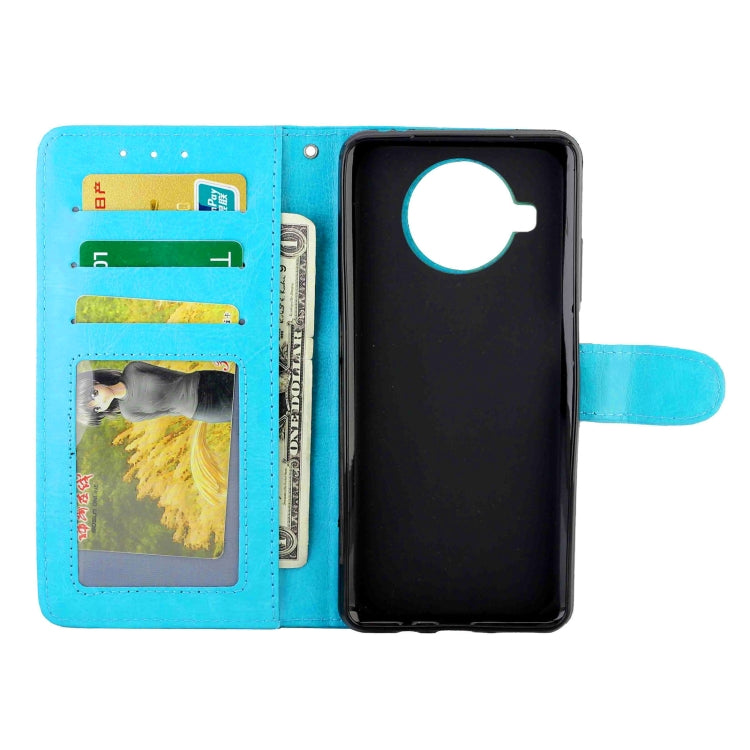 For Xiaomi Mi 10T Lite Crazy Horse Texture Leather Horizontal Flip Protective Case with Holder & Card Slots & Wallet & Photo Frame