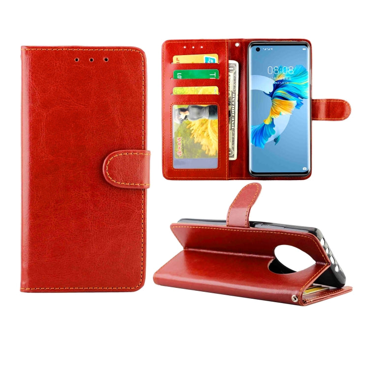 For Huawei Mate 40 Crazy Horse Texture Leather Horizontal Flip Protective Case with Holder & Card Slots & Wallet & Photo Frame
