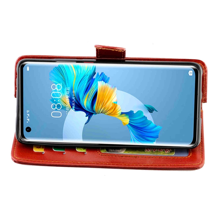 For Huawei Mate 40 Crazy Horse Texture Leather Horizontal Flip Protective Case with Holder & Card Slots & Wallet & Photo Frame