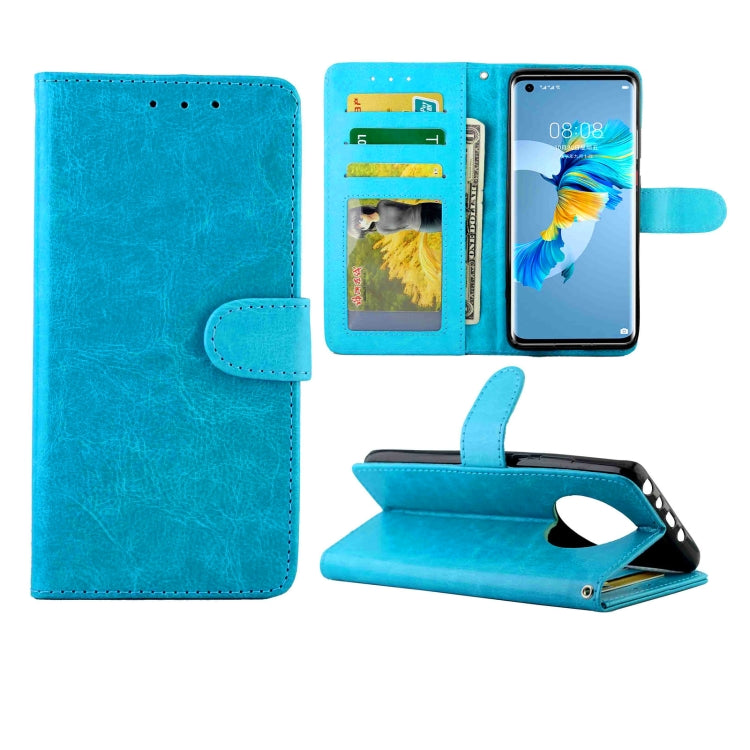 For Huawei Mate 40 Crazy Horse Texture Leather Horizontal Flip Protective Case with Holder & Card Slots & Wallet & Photo Frame