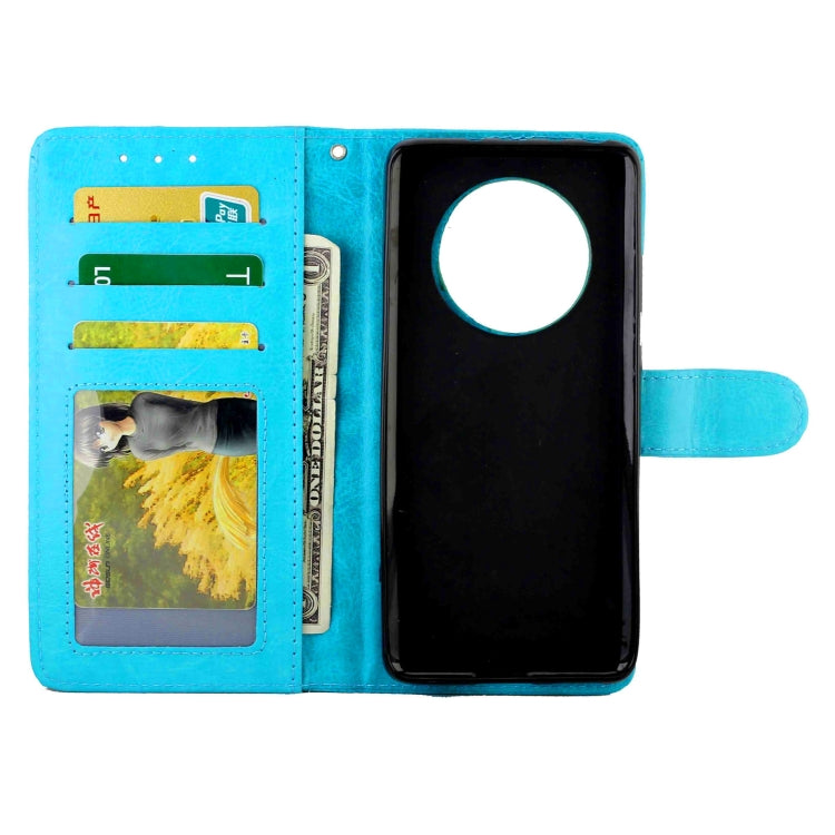 For Huawei Mate 40 Crazy Horse Texture Leather Horizontal Flip Protective Case with Holder & Card Slots & Wallet & Photo Frame