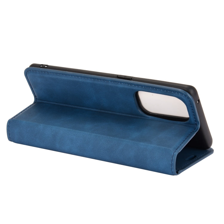 For OPPO Reno 5 5G Retro-skin Business Magnetic Suction Leather Case with Holder & Card Slots & Wallet