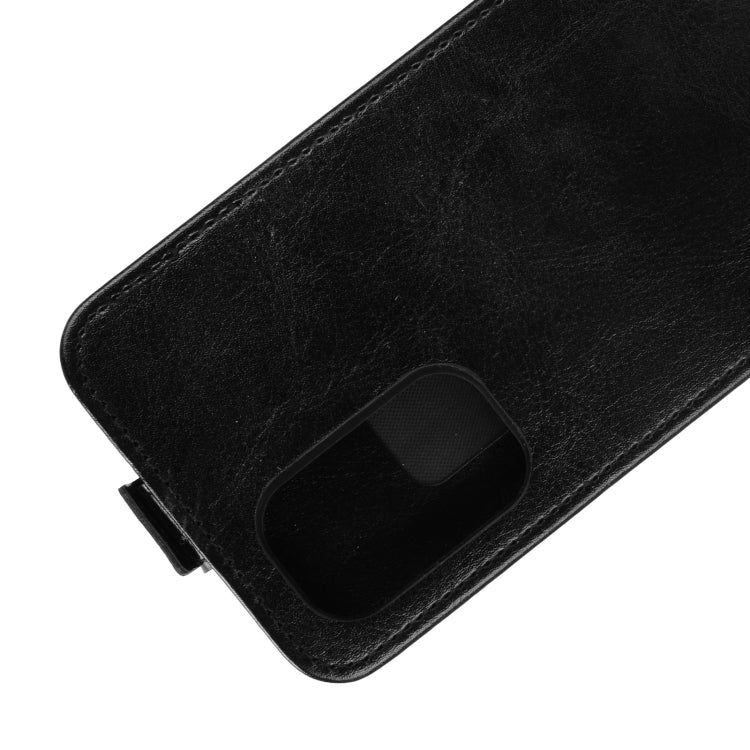 For OPPO Reno5 5G R64 Texture Single Vertical Flip Leather Protective Case with Card Slots & Photo Frame