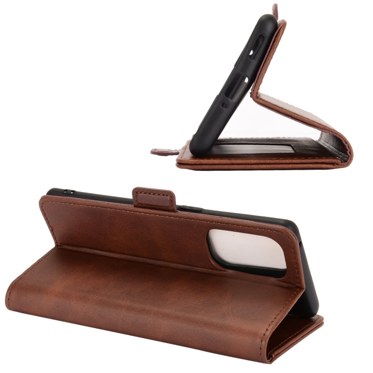 For OPPO Reno5 5G Dual-side Magnetic Buckle Horizontal Flip Leather Case with Holder & Card Slots & Wallet