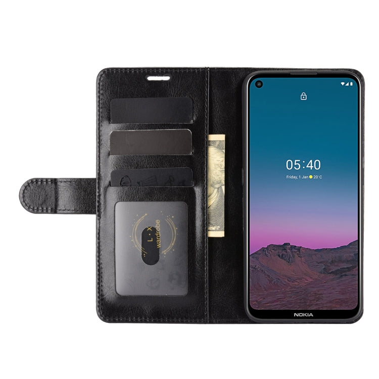 For Nokia 5.4 R64 Texture Single Horizontal Flip Protective Case with Holder & Card Slots & Wallet& Photo Frame