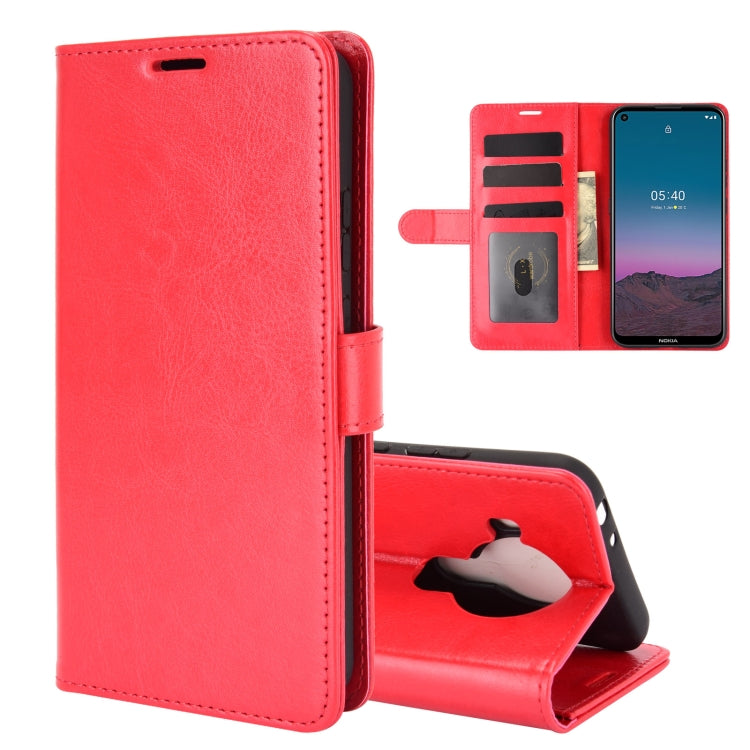 For Nokia 5.4 R64 Texture Single Horizontal Flip Protective Case with Holder & Card Slots & Wallet& Photo Frame
